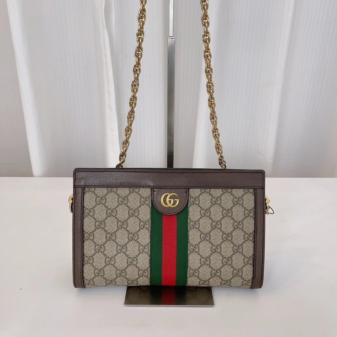 95新 GUCCI/古驰 Gucci/古驰 老花夹子包  B370