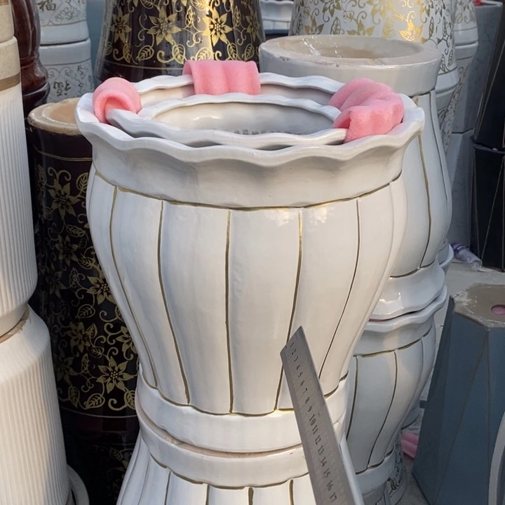 低腰白花口南瓜特大号口40/40