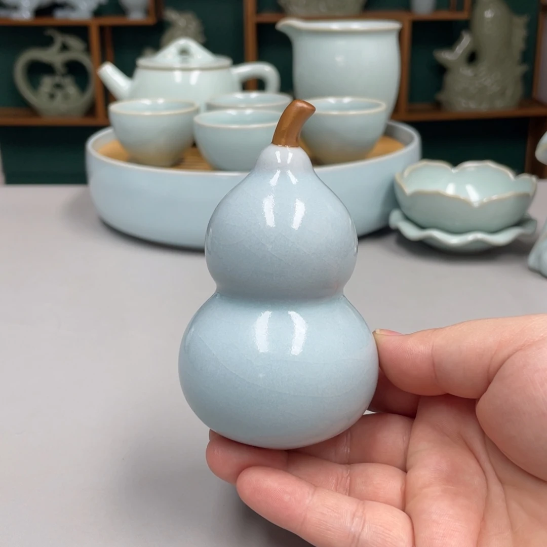 瓷葫芦茶摆