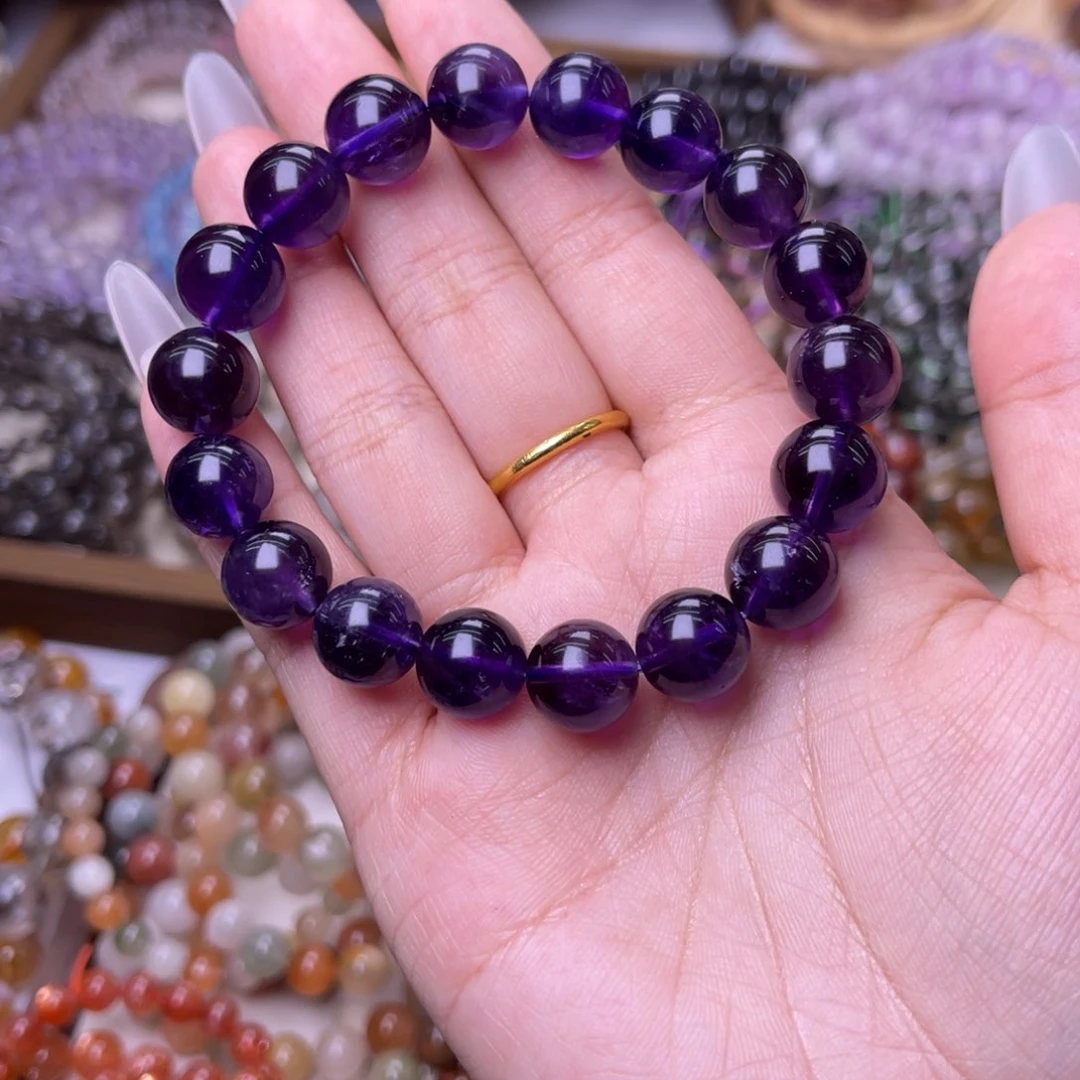 水晶手链未镶嵌乌拉圭紫水