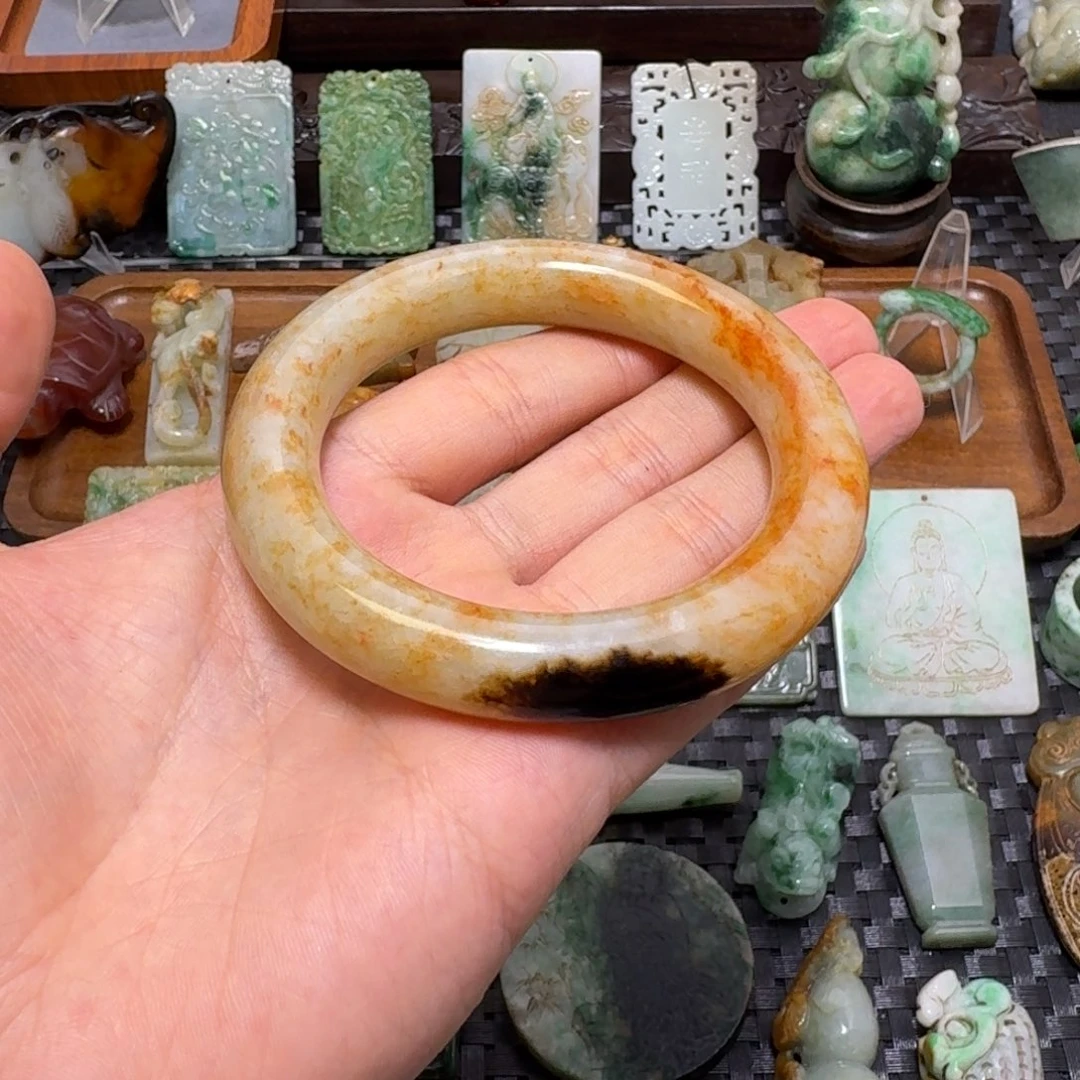 和田玉未镶嵌颈饰竹和田玉颈饰未镶嵌