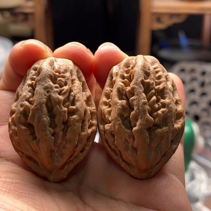 文玩核桃把件楸大胖88