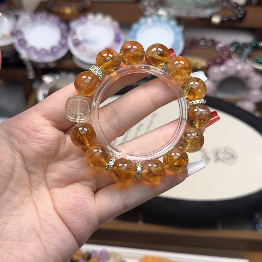 水晶手链未镶嵌设计款拍4发1