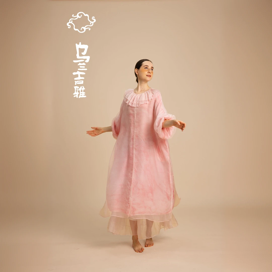 乌兰吉雅 原创设计连衣裙乌尤黛丝长裙