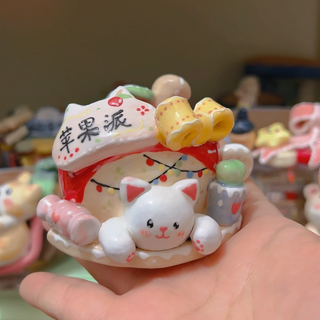 双十二福福手工多肉花盆