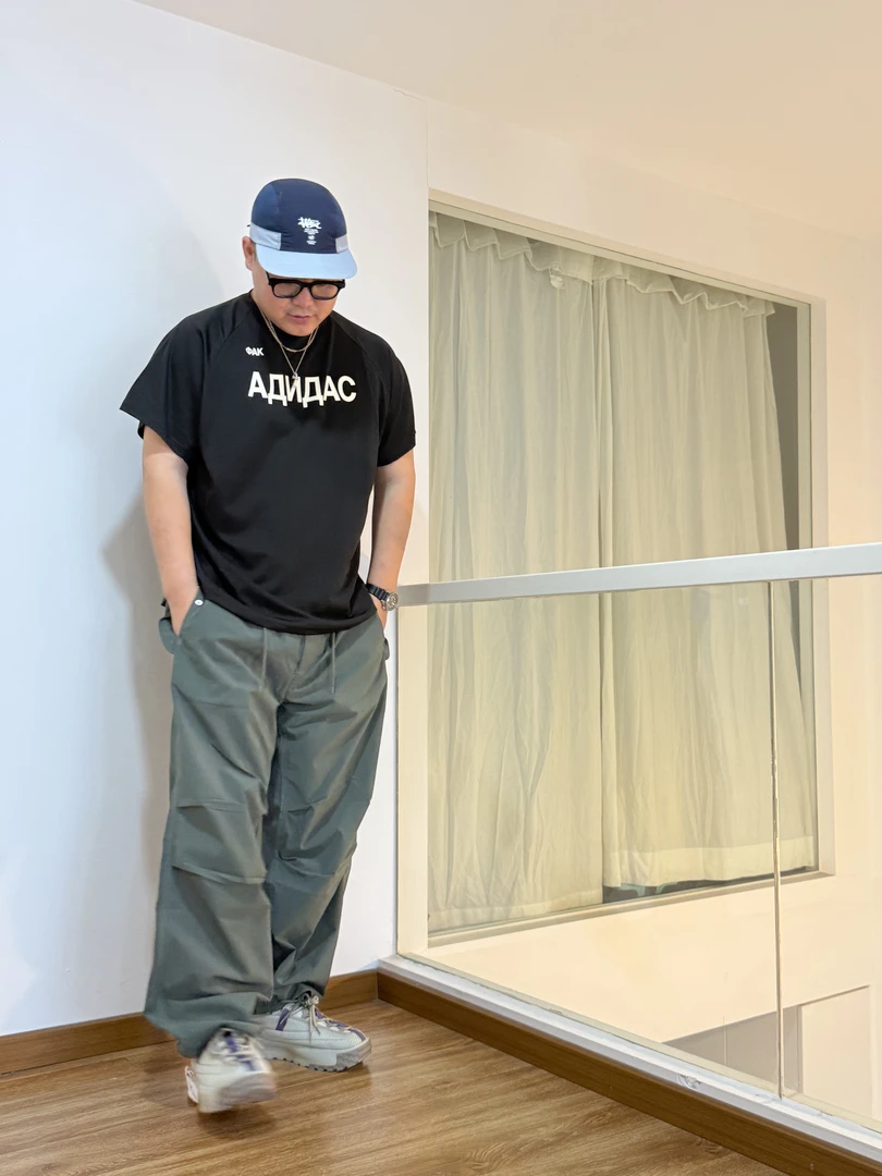 Ben男士夏季宽松休闲潮流轻薄直筒机能户外伞兵裤裤脚可调节百搭