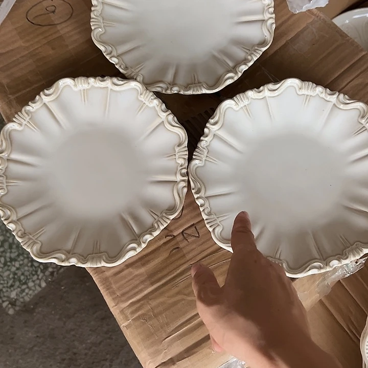 瓷片默认瑕疵商品洛可可3个
