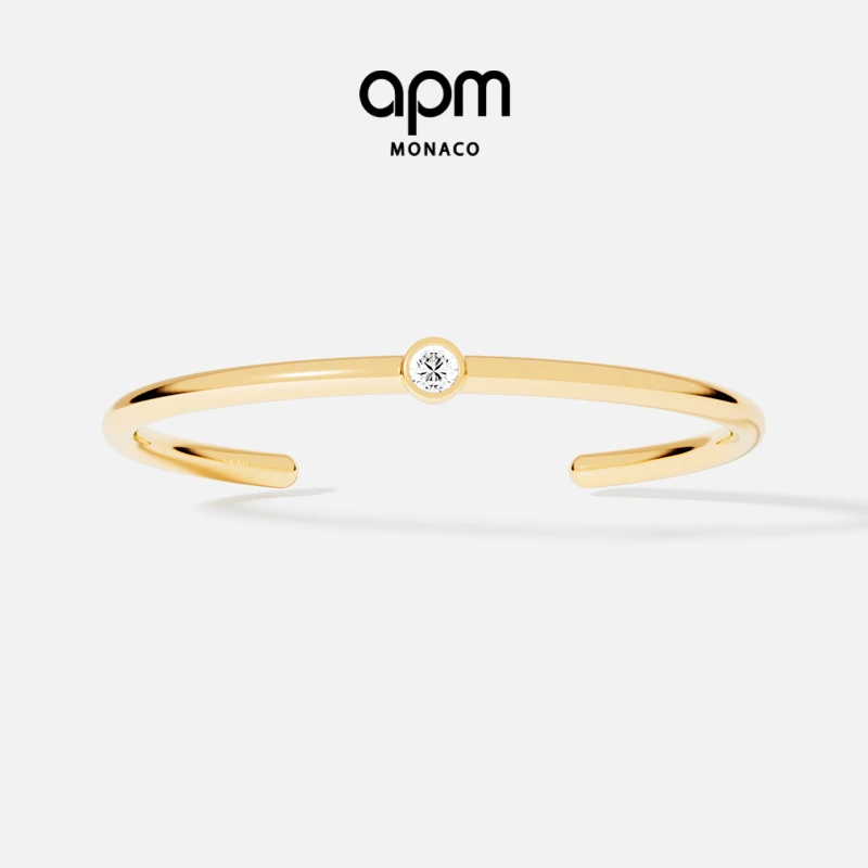 APM Monaco Soleil 金色手链时尚小众设计饰品礼物精致小饰品