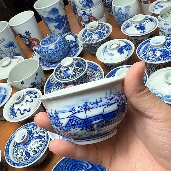 手绘雪景卢氏杯福利款