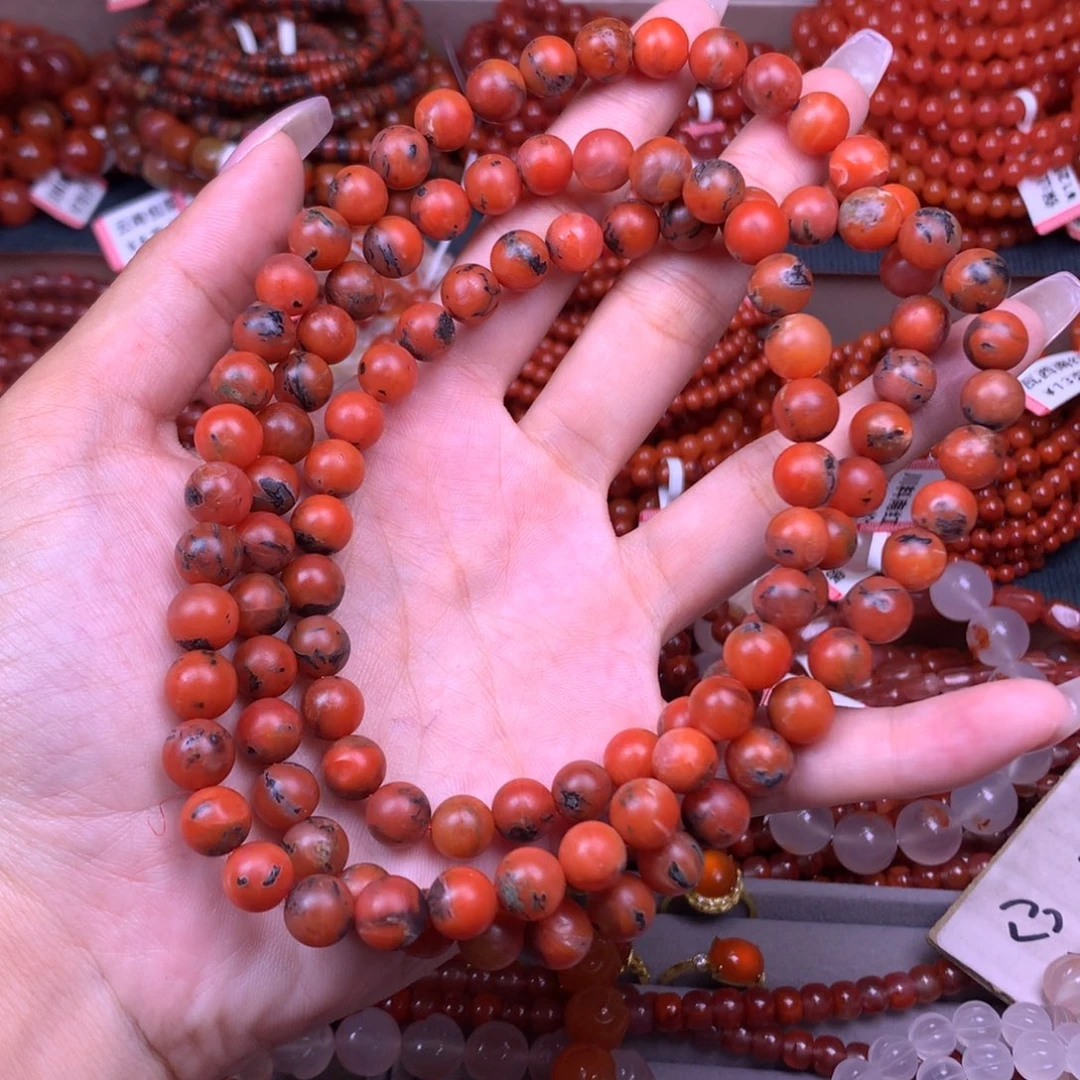 未镶嵌手链南红玛瑙28号卡8