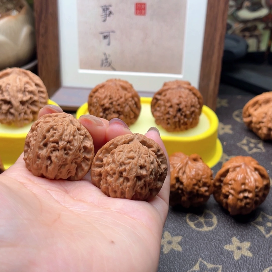 吊坠文玩核桃34白狮子