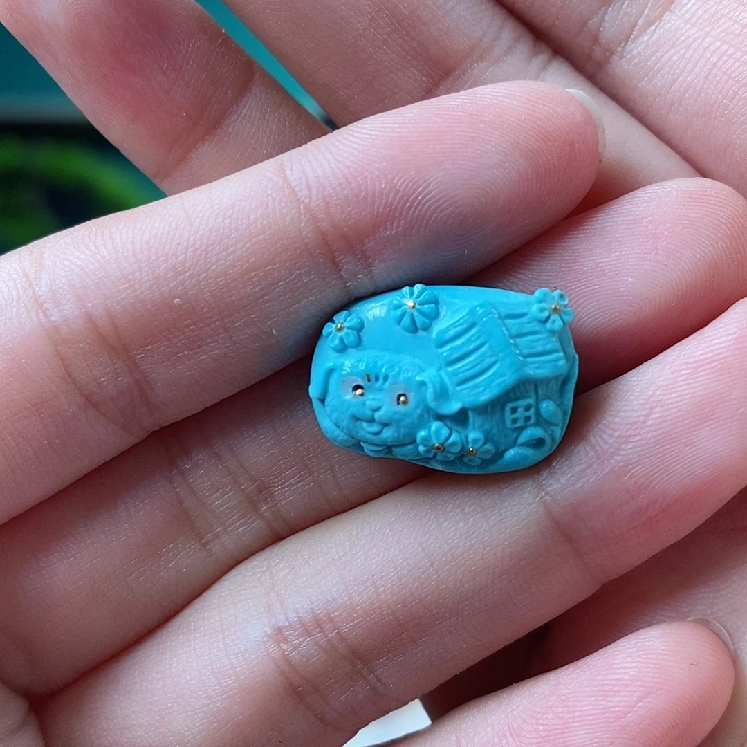 未镶嵌绿松石珠宝奇石