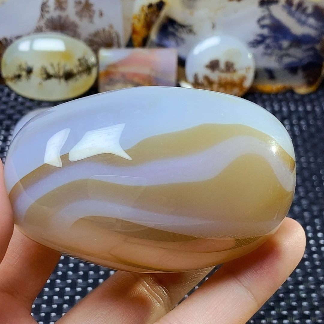 玛瑙/玉髓未镶嵌珠宝半成品