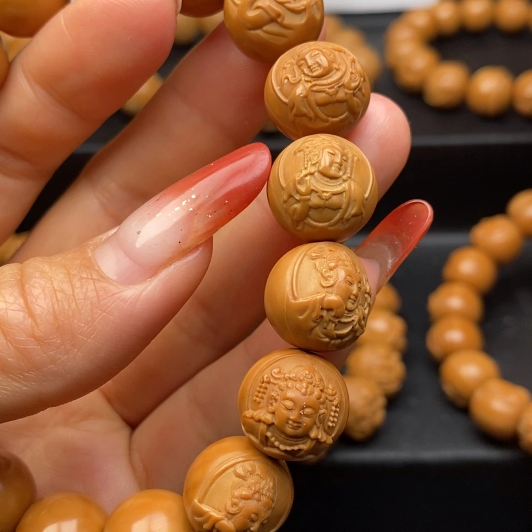 猴头核桃吊坠最美观音