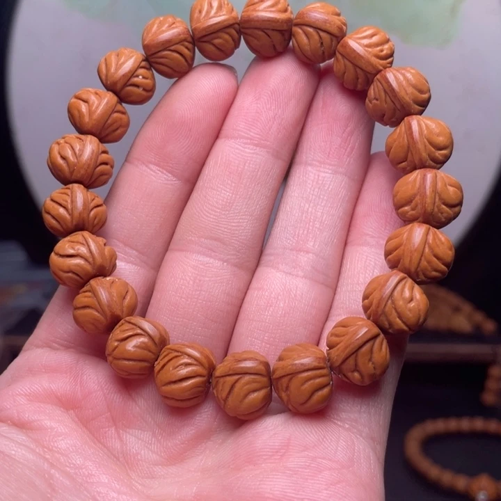 手串桃核13盘龙爆肚