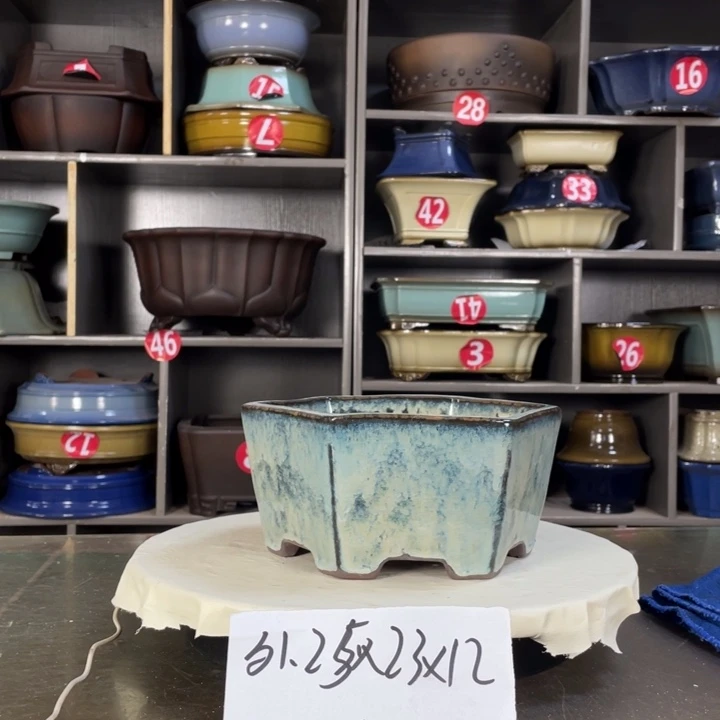 紫砂文***3花盆厂家直销