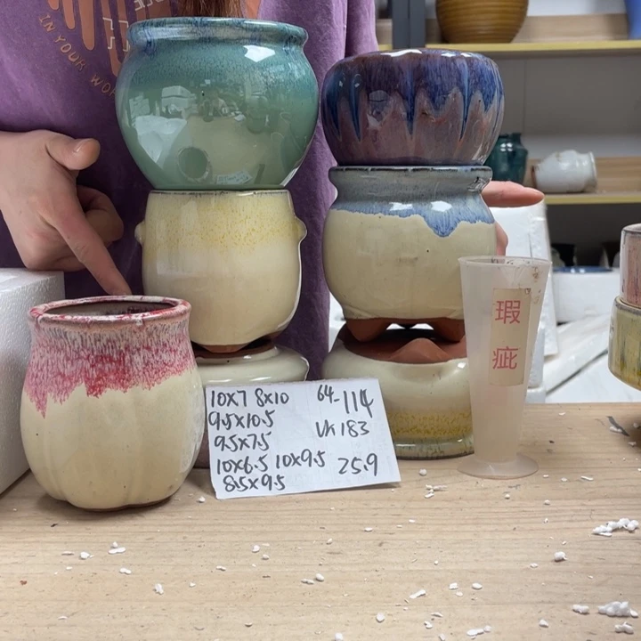 紫砂花盆多肉花盆微瑕114