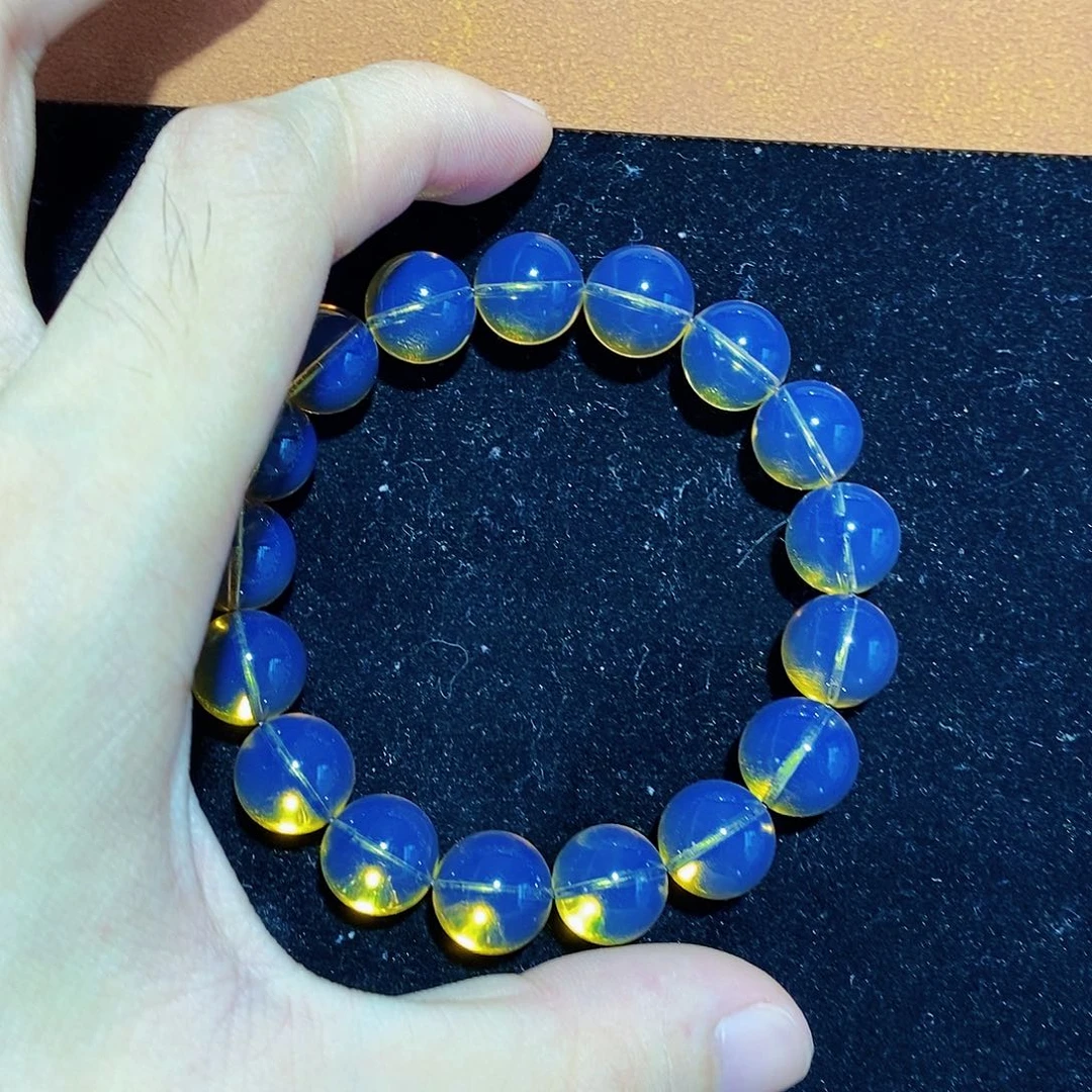 蓝珀未镶嵌珠宝奇石12mm
