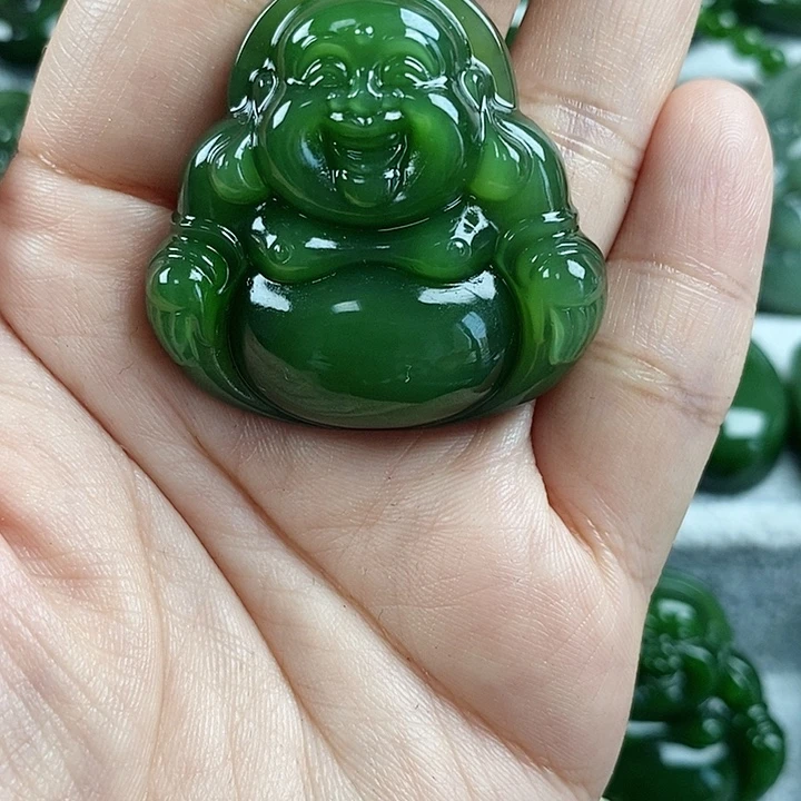 和田玉（碧玉）未镶嵌项链