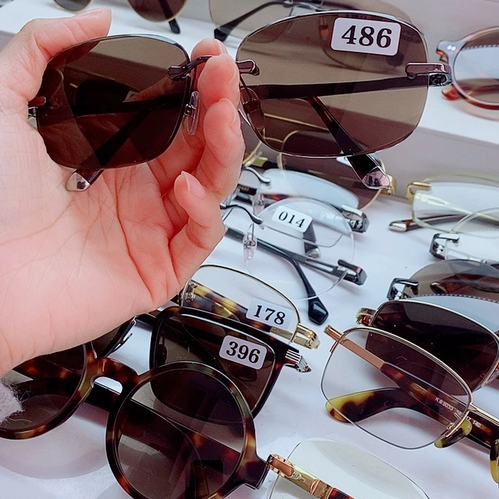 分体款天然水晶石头镜