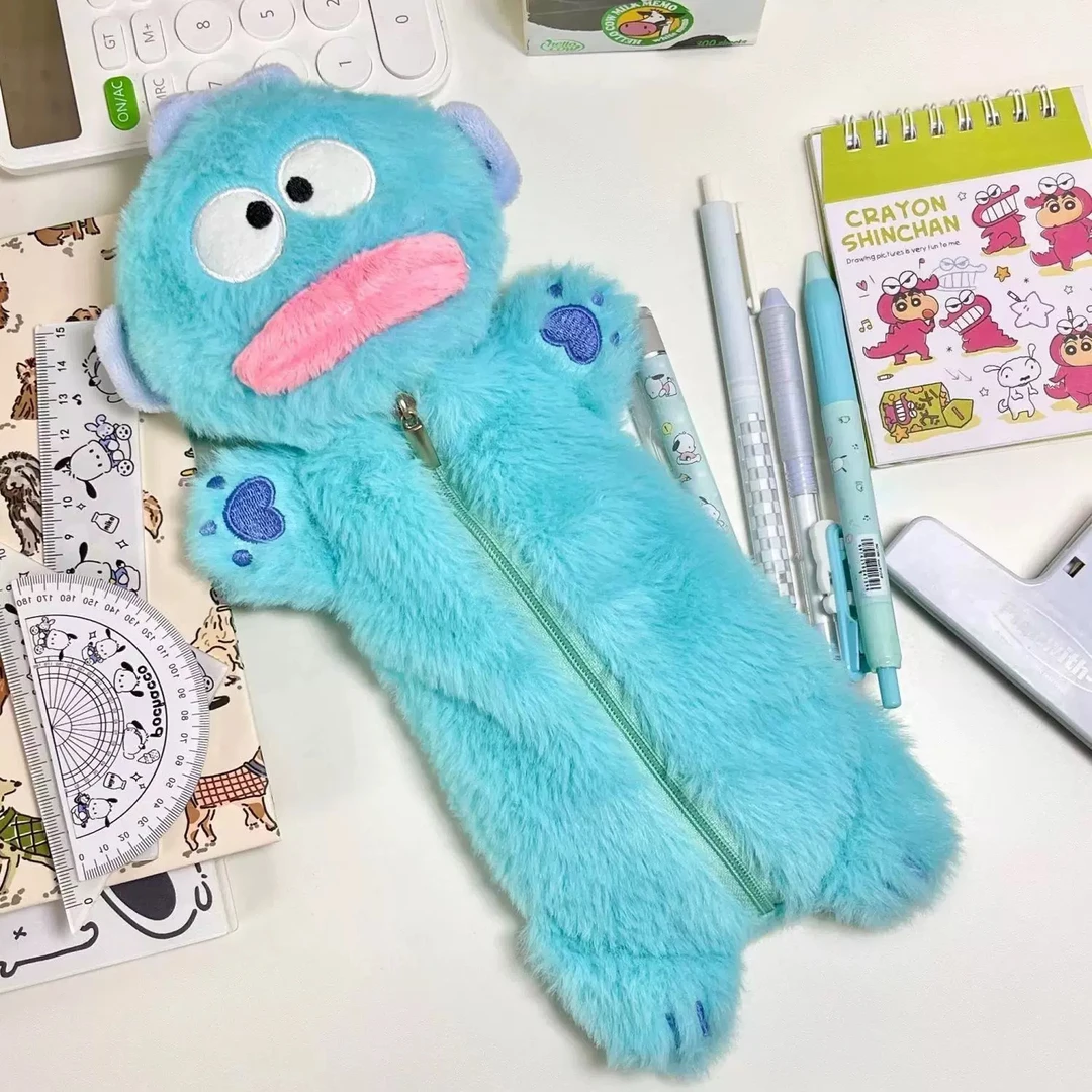 新款毛绒小丑鱼高颜值大容量学生文具收纳袋可爱风笔袋