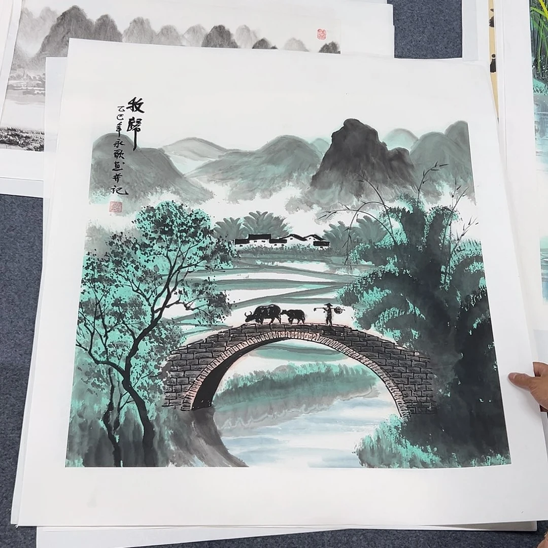 国画XD精品国画作品单幅任发