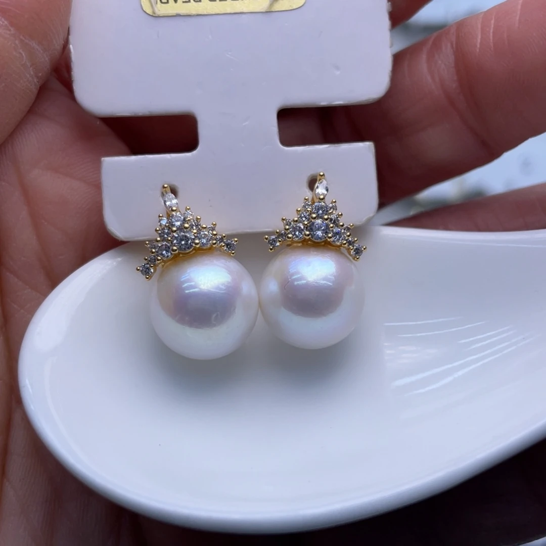 未镶嵌耳饰淡水珍珠