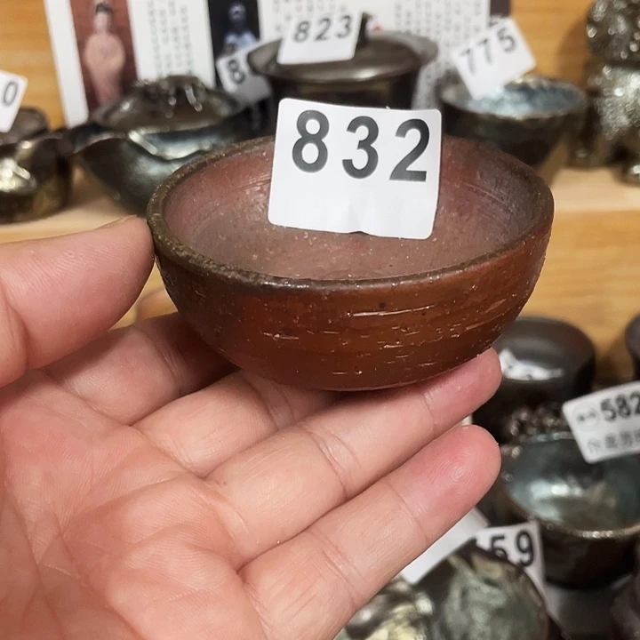 茶杯紫泥柴烧纯手工832