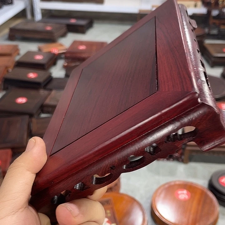紫砂红木底座工艺品红木底座工艺品20公分