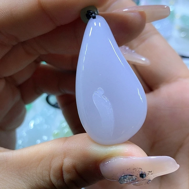 翡翠颈饰未镶嵌天然翡翠A货吊坠