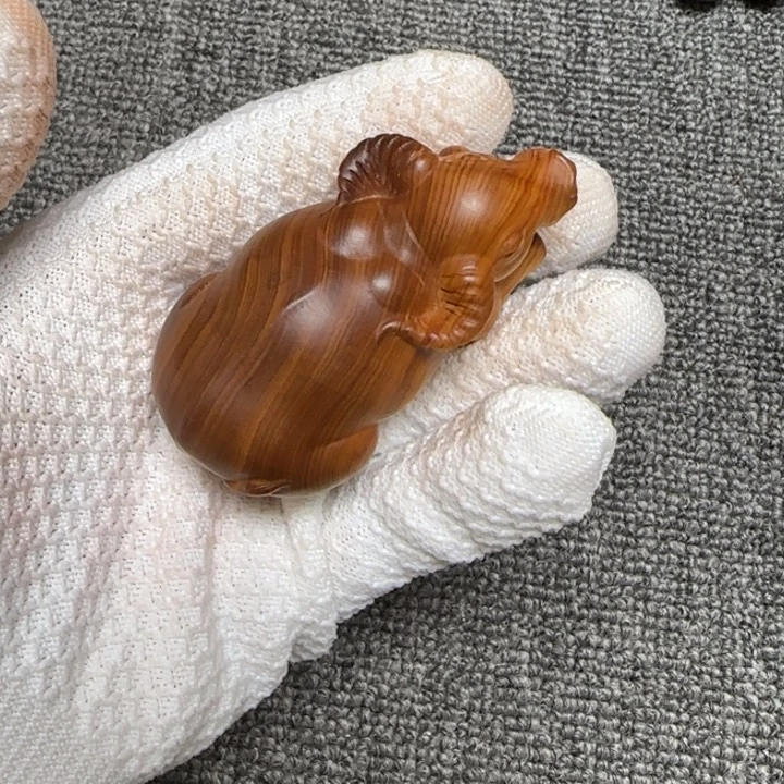 柏木（崖柏）时**客手把件