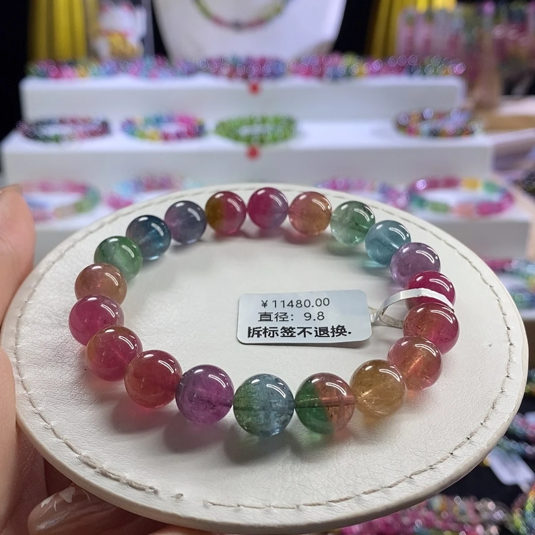 未镶嵌手链碧玺西瓜
