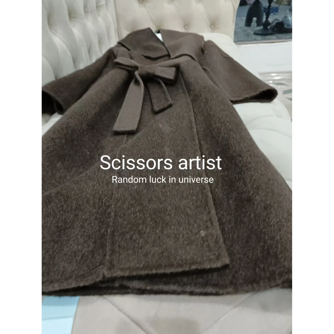 【Scissors artist】高端设计师走秀女装时尚休闲大衣1641