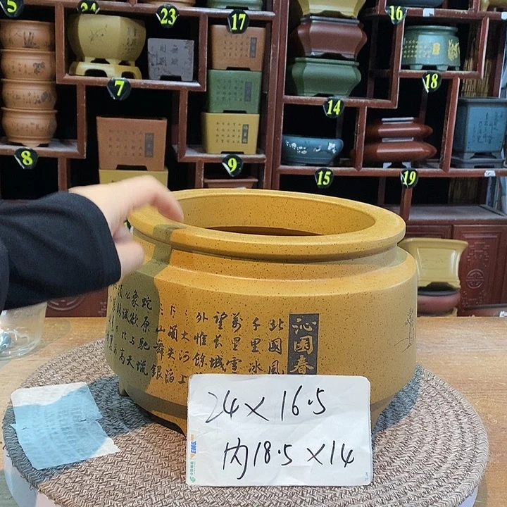 紫砂花盆紫砂花盆