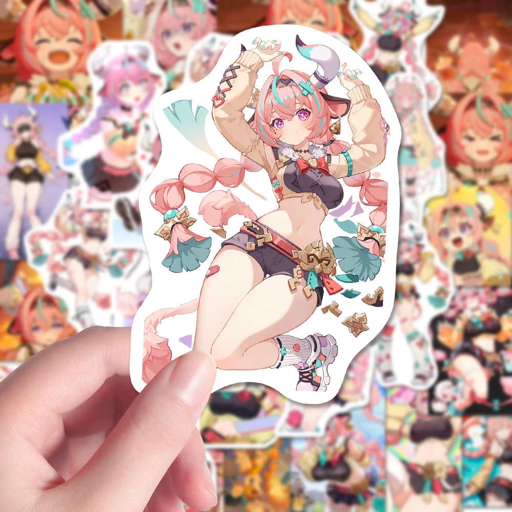 49张原神瓦雷莎原神启动游戏周边贴纸diy桌面手机壳笔记本防水贴