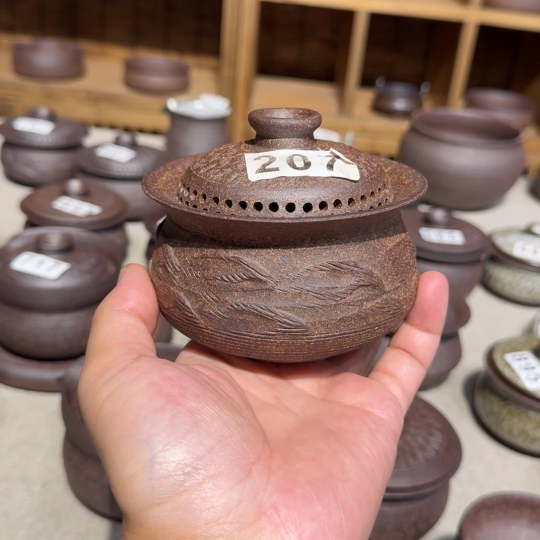 粗瓷粗瓷茶具素色盖碗
