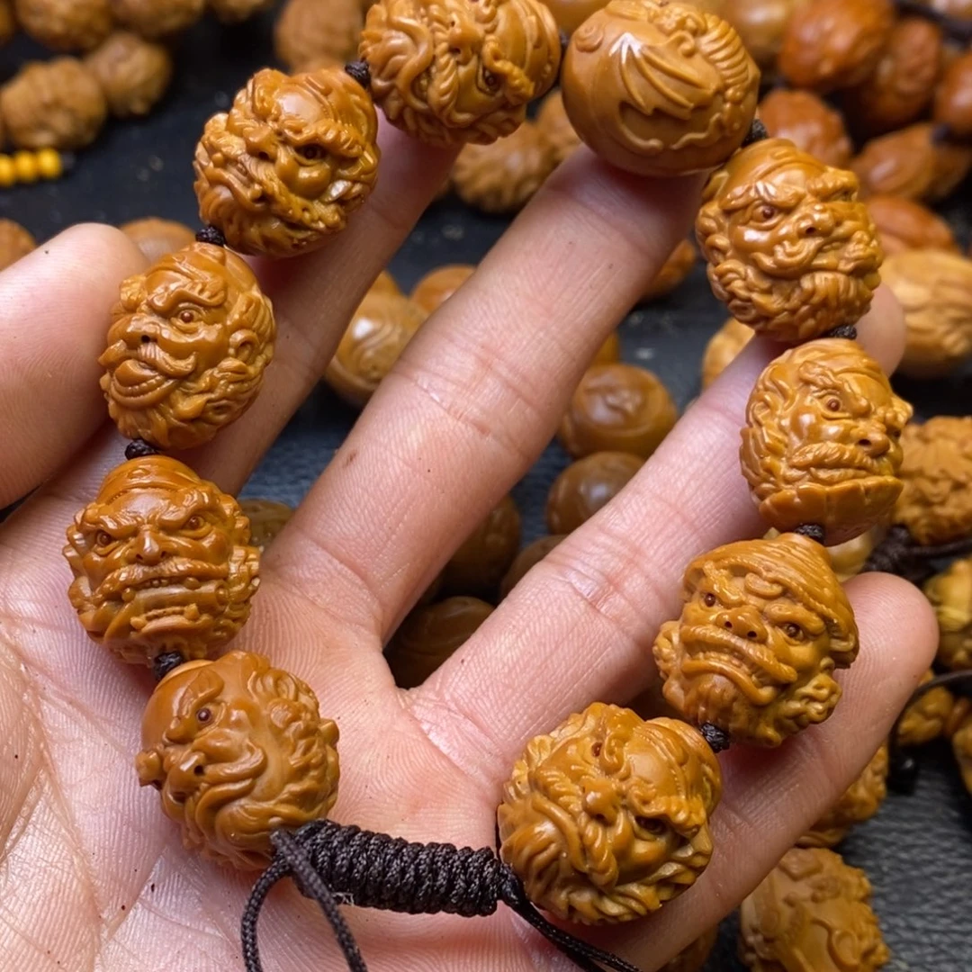 橄榄核手串钟馗头