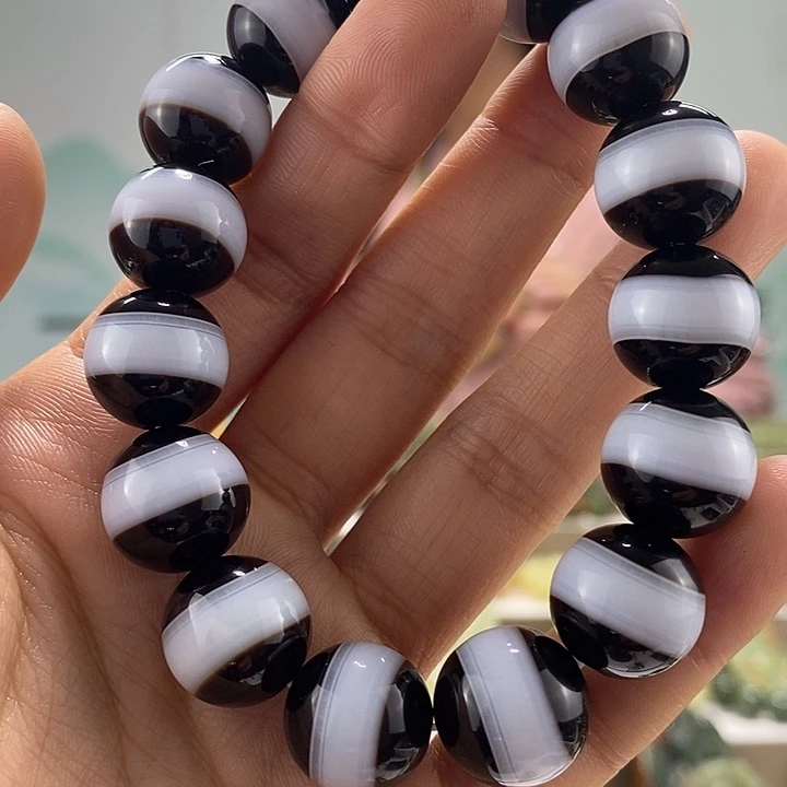 玛瑙/玉髓手链未镶嵌就***串