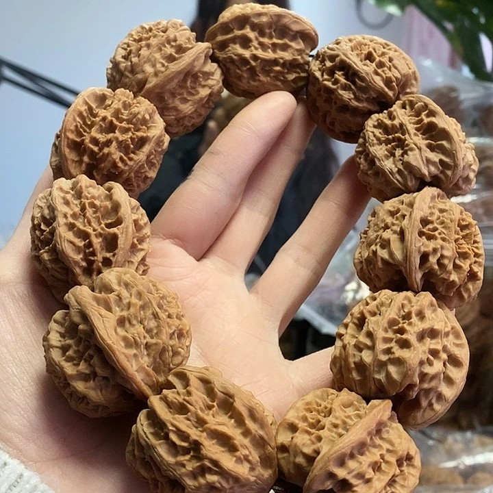 把件文玩核桃38野牛手持