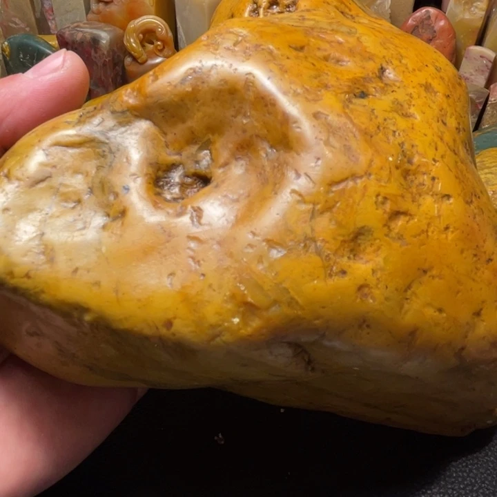 田黄石青****幸昌化田黄石