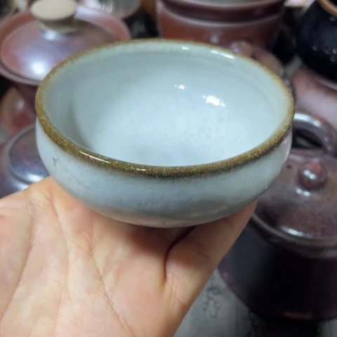 茶盏建阳建盏微瑕香炉