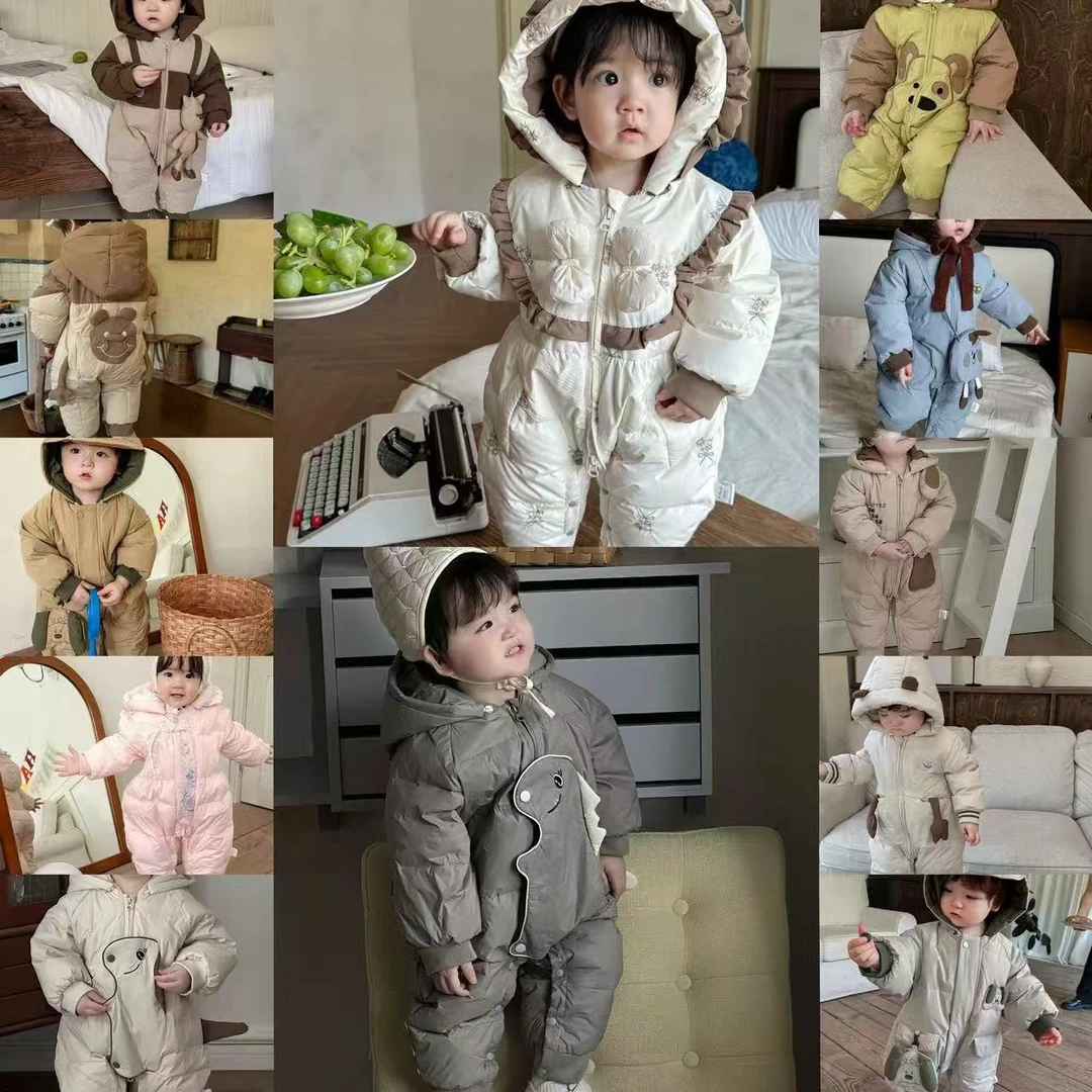 2025儿童孤品冬款扣号连体爬服