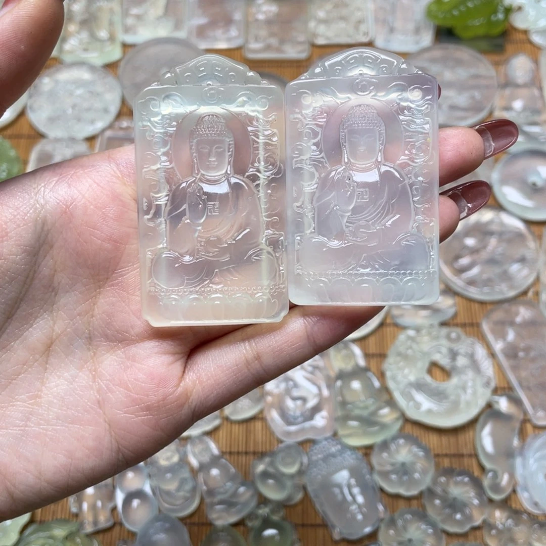 未镶嵌蛇纹石玉颈饰小*长