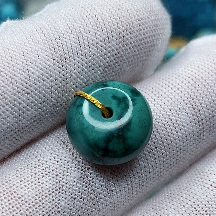 绿松石未镶嵌天然原矿 地大质检