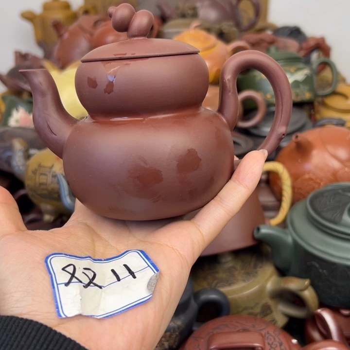 茶壶紫砂紫砂壶花泥