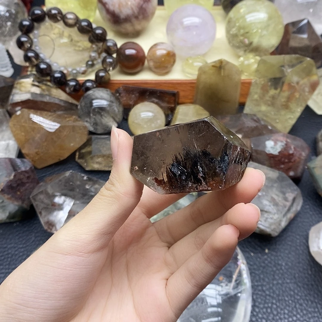 水晶未镶嵌珠宝半成品165水晶石