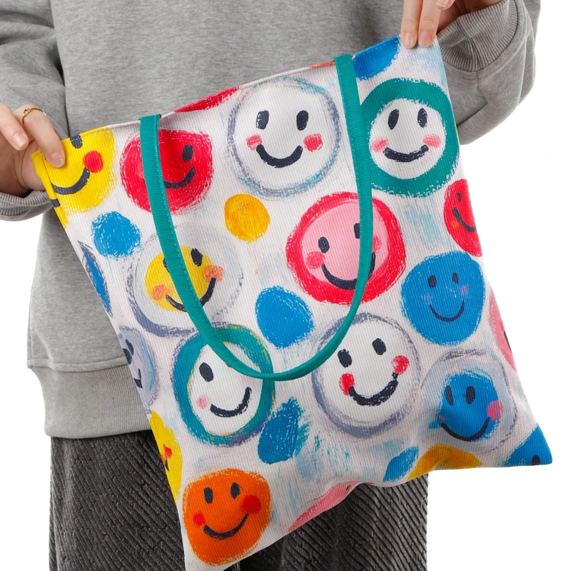 无则艺【细带单肩包】艺术时尚原创艺术小众休闲百搭大挎包笑脸