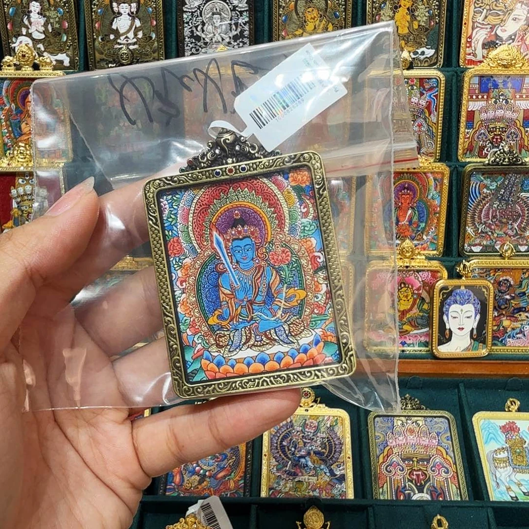 柒****吊坠热贡纯手绘唐卡非遗文化