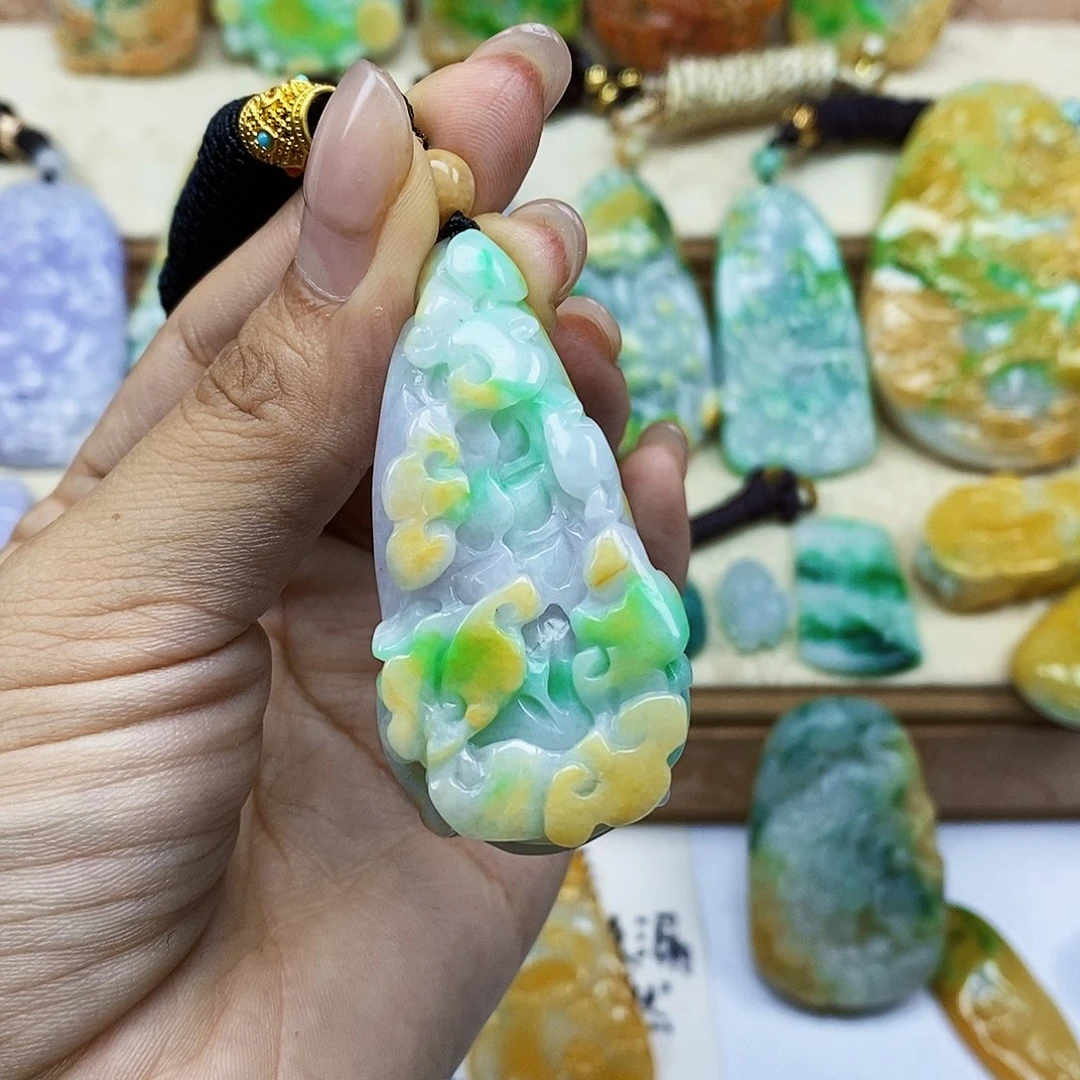 颈饰未镶嵌翡翠翡翠