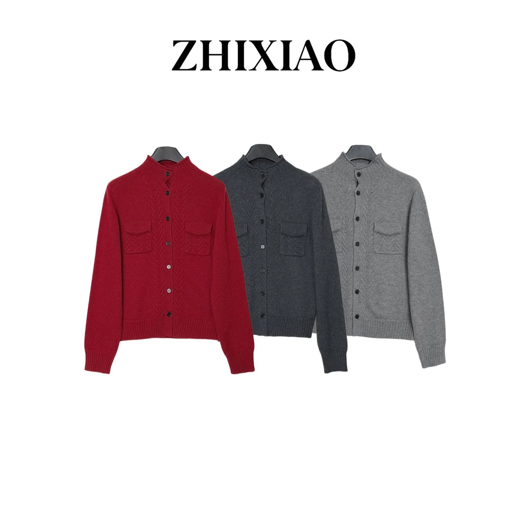 【ZHIXIAO】秋冬新款：针织毛衣开衫TR1192